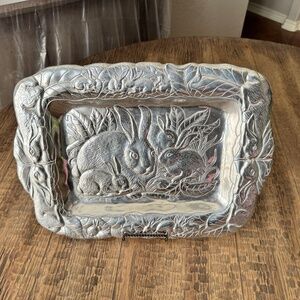 Arthur Court Bunny Platter